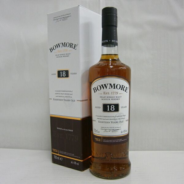 K*ィ様 BOWMORE 18年 700ml 43%　ボウモア Amazon.co.jp: サントリー ボウモア 18年 43度 [瓶] 700ml