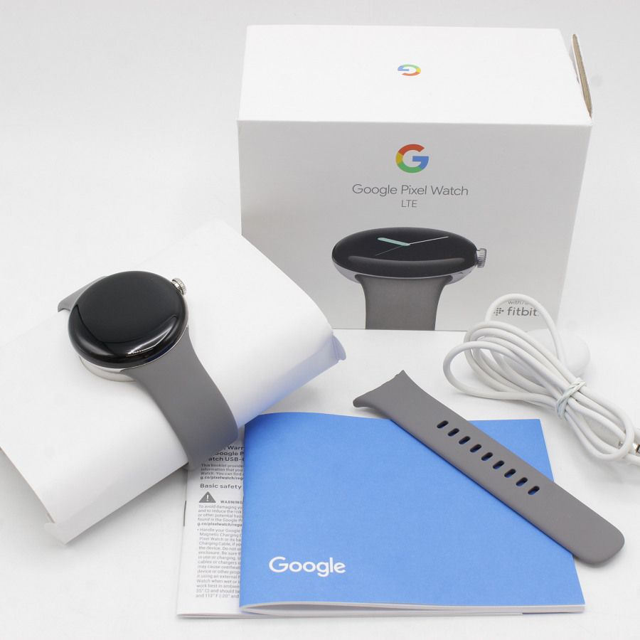 美品】Google Pixel Watch LTE GA04311-TW チャコール スマート  