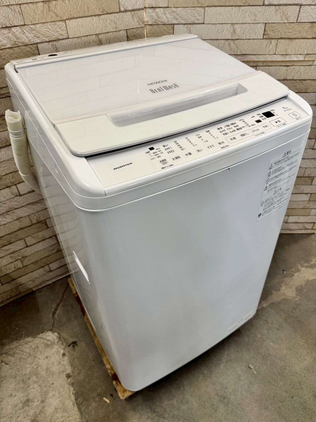 大阪送料無料★3か月保障付き★洗濯機★日立★8kg★2022年★BW-V80HE2★IS-115