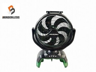 HiKOKI ハイコーキ 充電式 コードレスファン UF18DA 本体のみ ACアダプタ 14.4V18V兼用 産業扇 送風機 扇風機114510