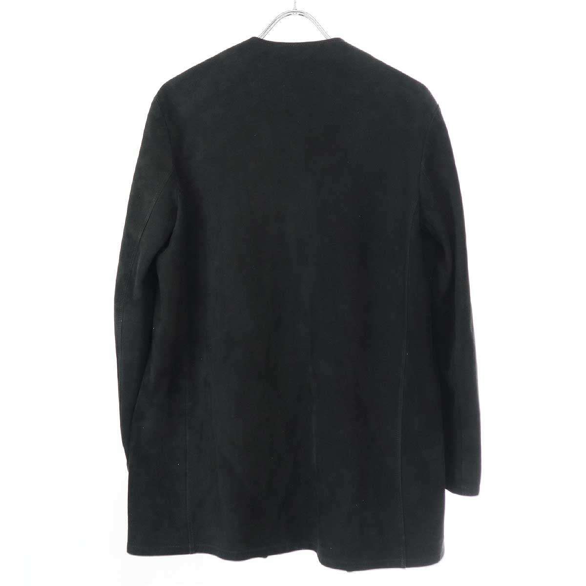 HERMES Doeskin collarless jacket マルジェラ期 HERMES エルメス by Martin Margiela マルジェラ期 Doeskin