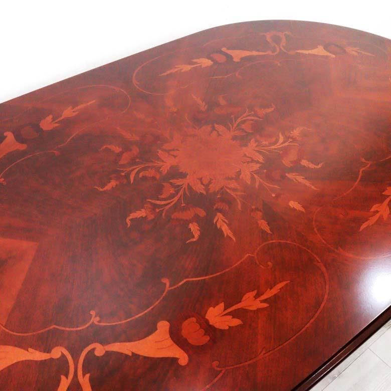 イタリア ダイニングテーブル 160cm幅 象嵌 ブーケ アッティカ - メルカリ