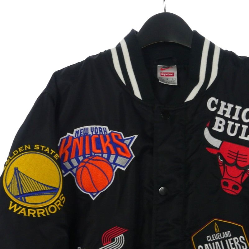 シュプリーム SUPREME Nike NBA Teams Warm-Up Jacket Black ウォーム  