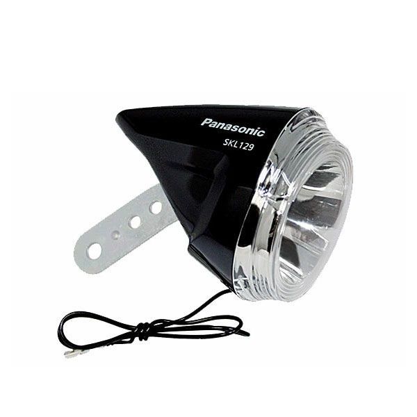 Panasonic LED ハブダイナモ専ライト SKL129SK LED 自動点灯 自動消灯 自転車 