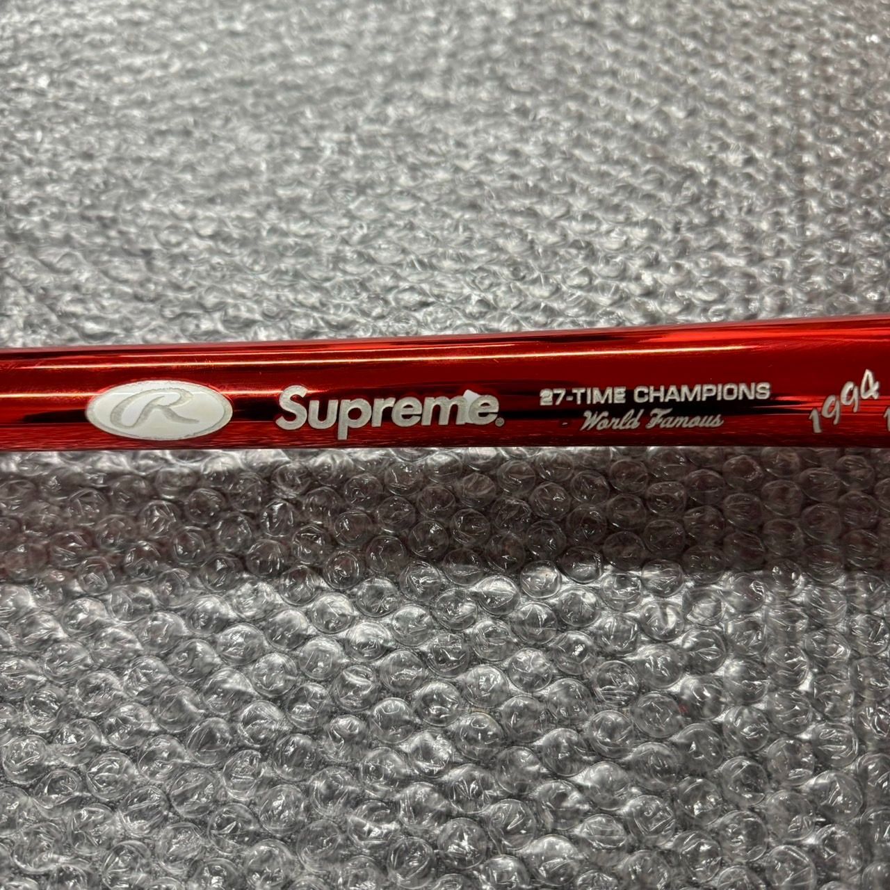 21ss Supreme Rawlings Chrome Maple Wood Baseball Bat シュプリーム ローリングス バット 木製  中古 - メルカリ