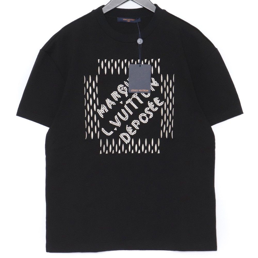 未使用 LOUIS VUITTON エンブロイダードシグネチャーTシャツ - メルカリ