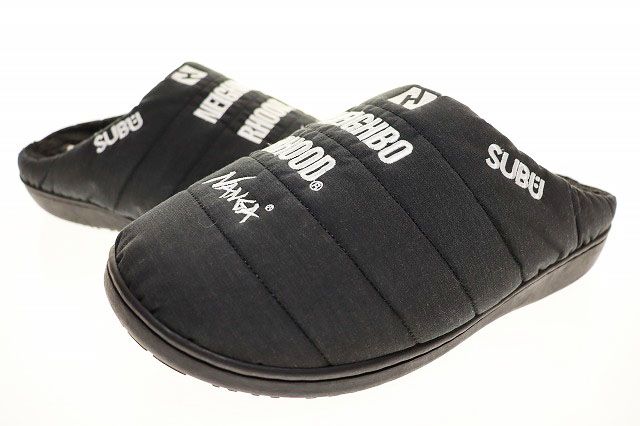 ネイバーフッド NEIGHBORHOOD × NANGA × SUBU TAKIBI SANDALS BLACK サイズ 3 232NN33N-FW01 ナンガ スブ タキビ サンダル ブラック ブランド古着ベクトル ▲ 251022