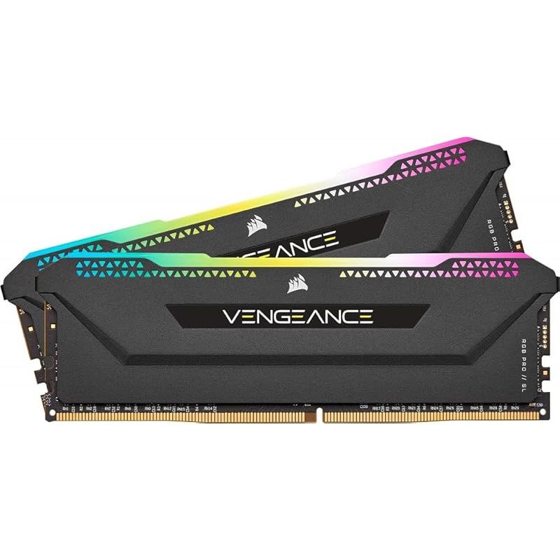 Corsair DDR4-3600MHz デスクトップPC用 メモリ VENGANCE RGB PRO SLシリーズ 16GB [8GB×2枚] CMH16GX4M2Z3600C18