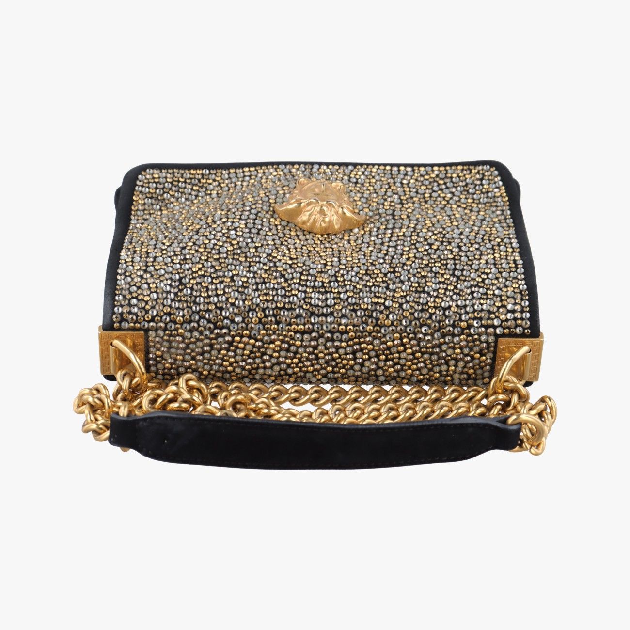 ヴェルサーチェ ヴェルサーチ VERSACEメデューサブラック×マルチ レザーCLG 244 127 030 569 DECORATOM_COM_BR