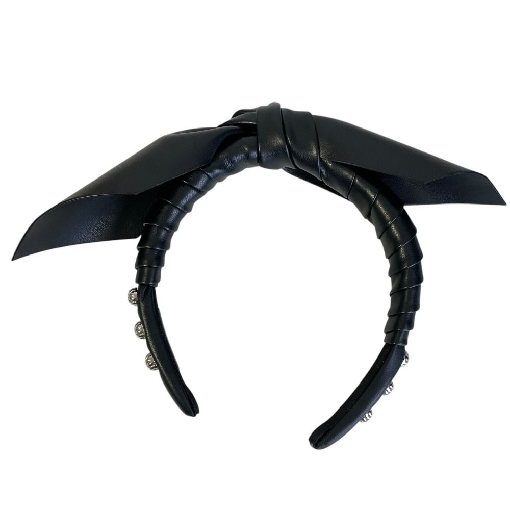Toga ブラック ヘアバンド TOGA VIRILIS(トーガ ビリリース)のFur headband BLACKの通販
