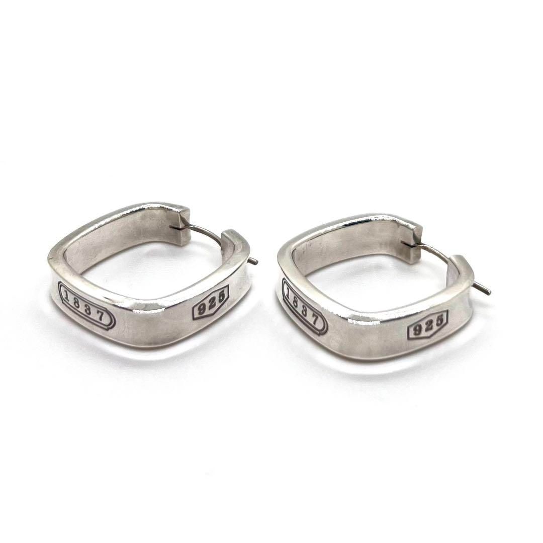 ティファニー 1837 スクエアピアス シルバー SV 925 ティファニー 1837 スクエアピアス シルバー SV 925 TIFFANY＆Co