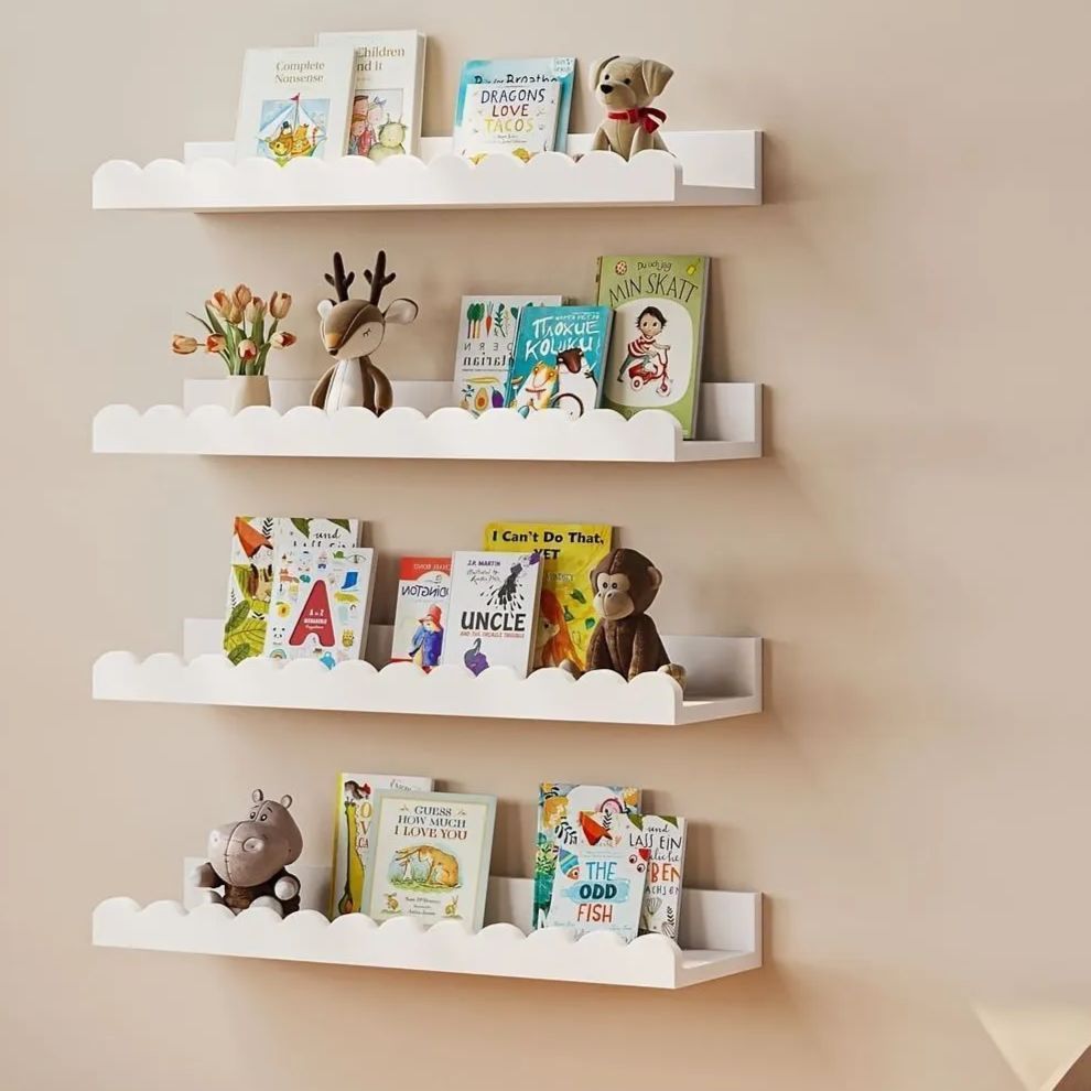 サイズデザインオーダー可！6段4扉スリムキャビネットシャビー