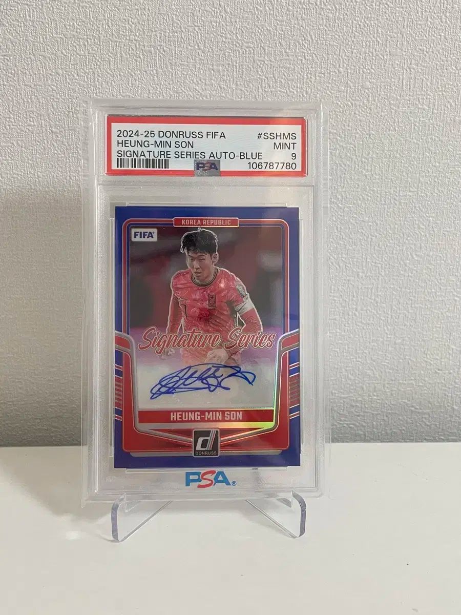 2025 donruss₍ドンラス 直筆 サイン オート 99 腸 大韓民国 孫 興慜 ソン フンミン PSA9