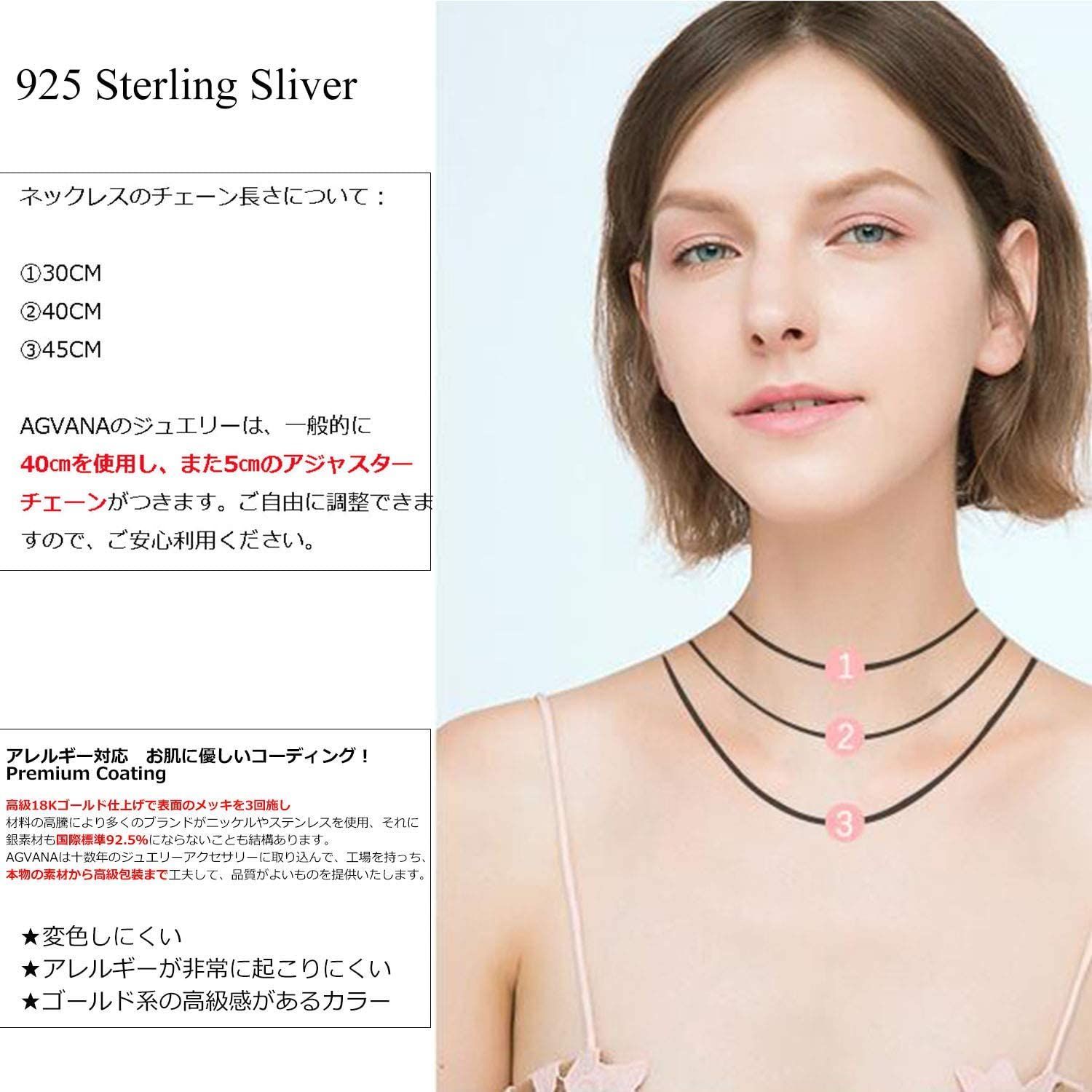 メルカリShops - アレルギー対応 ネックレス K18 ゴールドメッキ シルバー925 シンプル