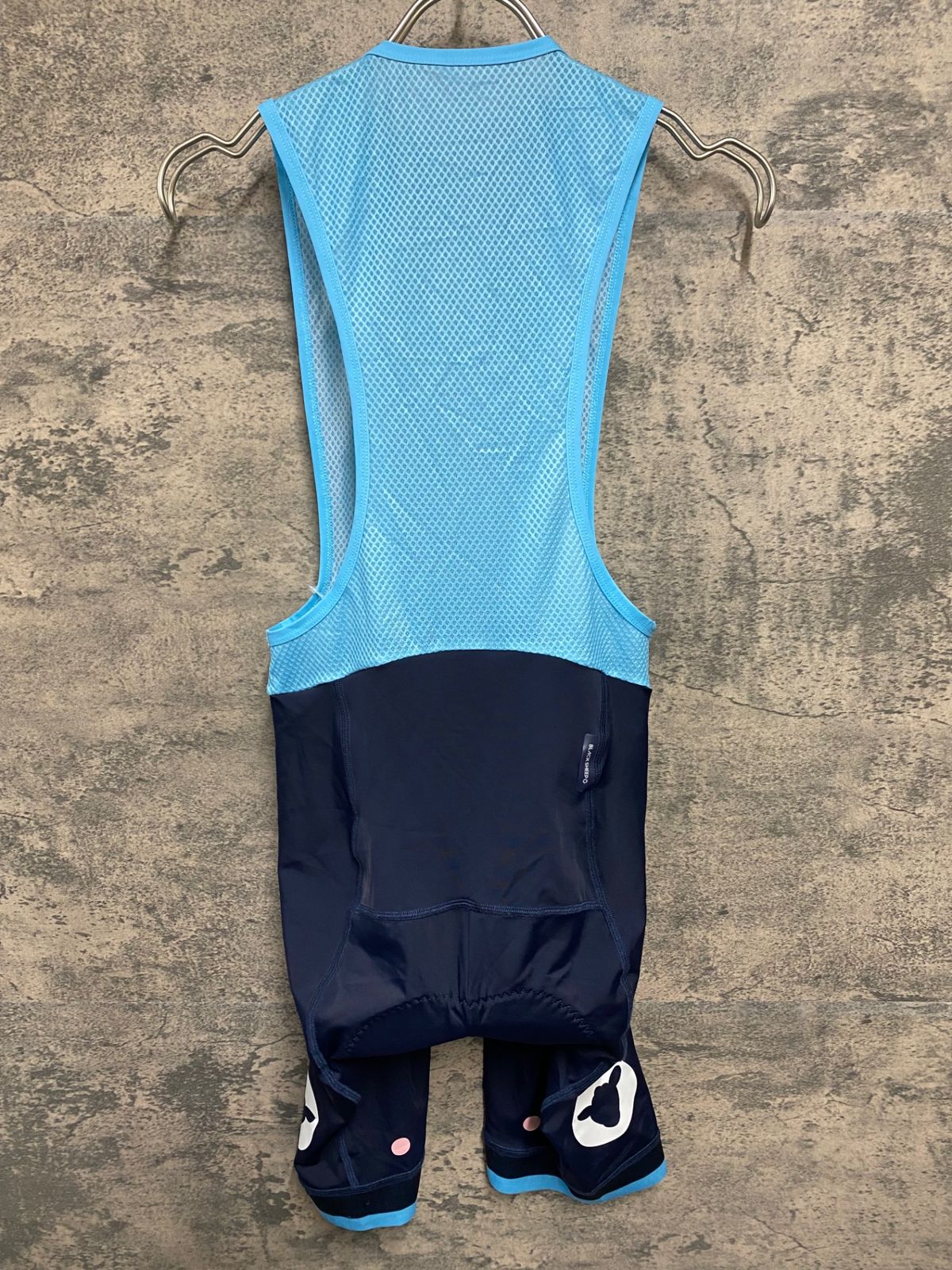 JJ757 ブラックシープ BLACKSHEEP ビブショーツ 黒水色 S