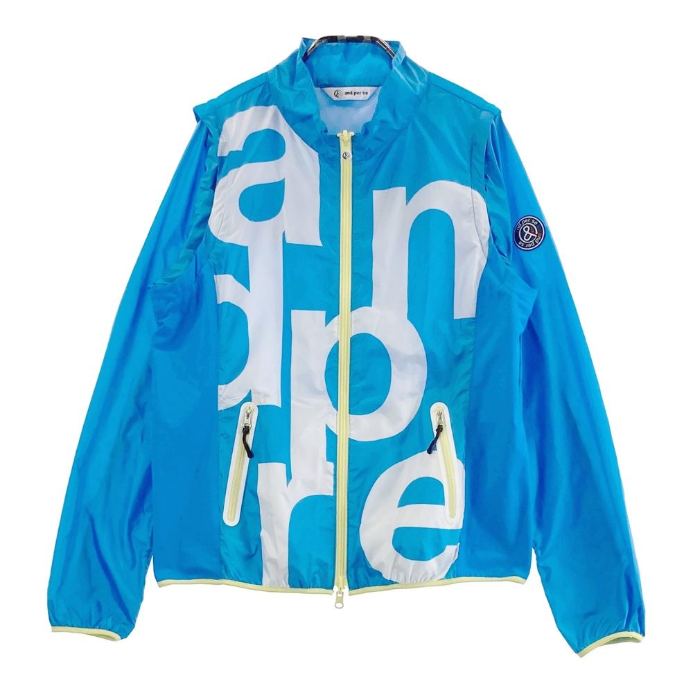 サイズ：L AND PER SE アンパスィ 2WAY ナイロン ジップジャケット