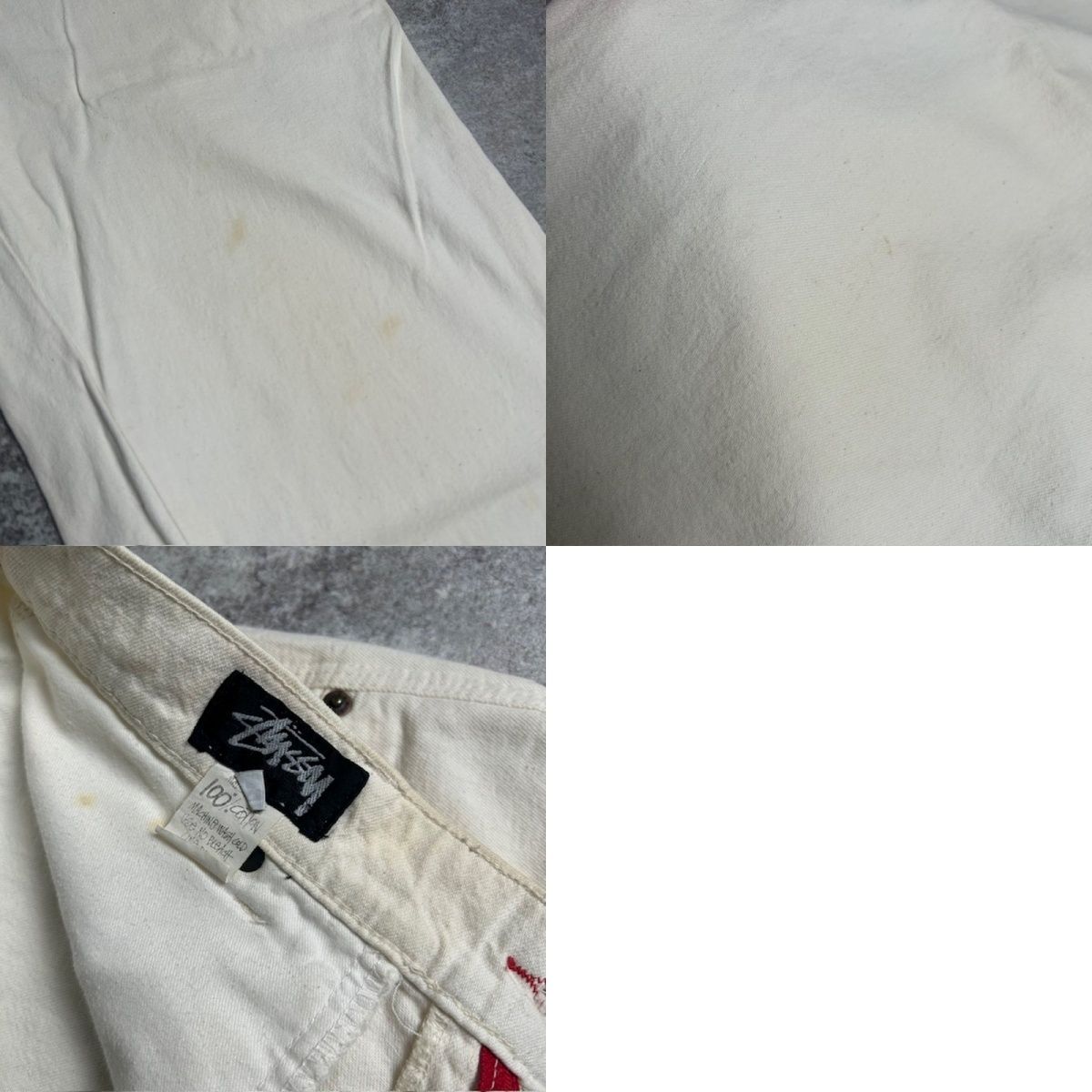 【初期タグ】80's old stussy ビーチパンツ　黒タグ　USA製　希少 old stussy 80s 黒タグ 初期 usa製 スペード size M - メルカリ