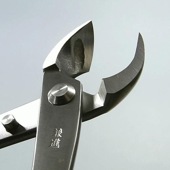 盆栽道具 ステンレス 丸刃又枝切 大 全長210mm No.804 植木 庭木 兼