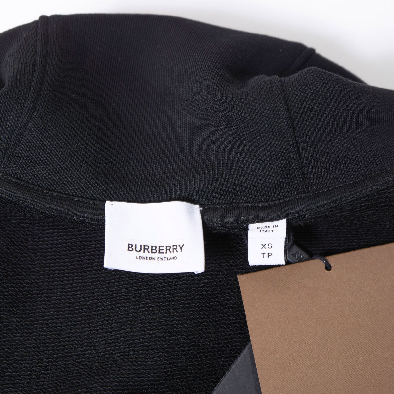 バーバリー BURBERRY パーカー 再構築 ドッキング ジャケットスリーブ  