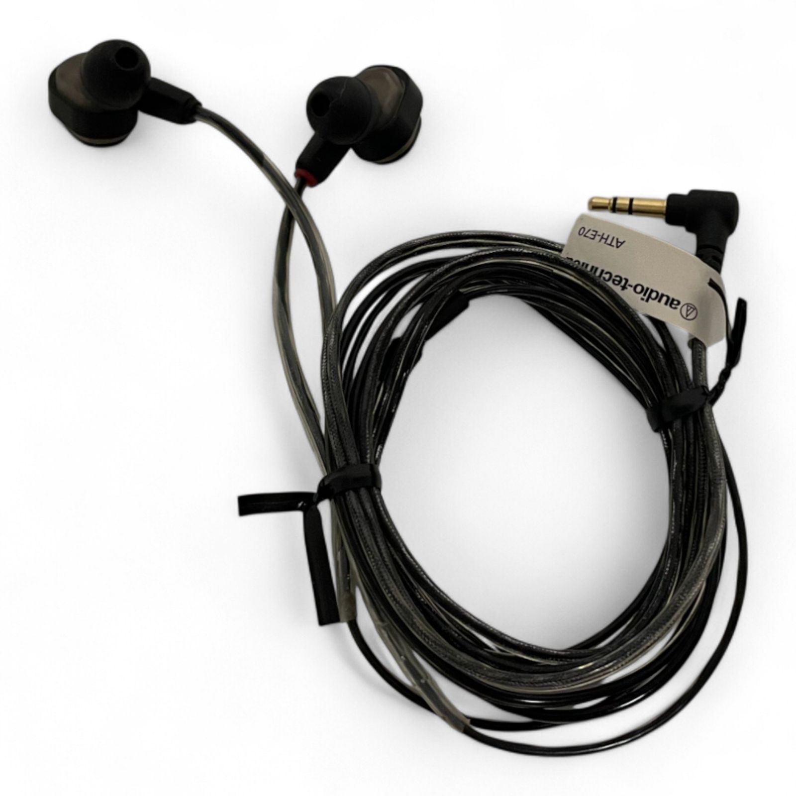 ● オーディオテクニカ audio-technica 有線 イヤホン ATH-E70 ブラック モニタリング用に最適化 210-1950