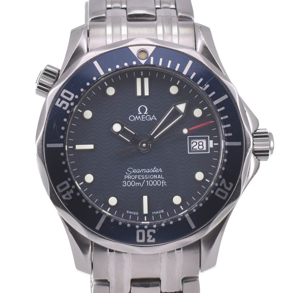 【OH済】オメガOMEGA 2561.80 シーマスター300 クォーツ OMEGA オメガ シーマスター300 Ref.2561.80 クォーツ 1998年製