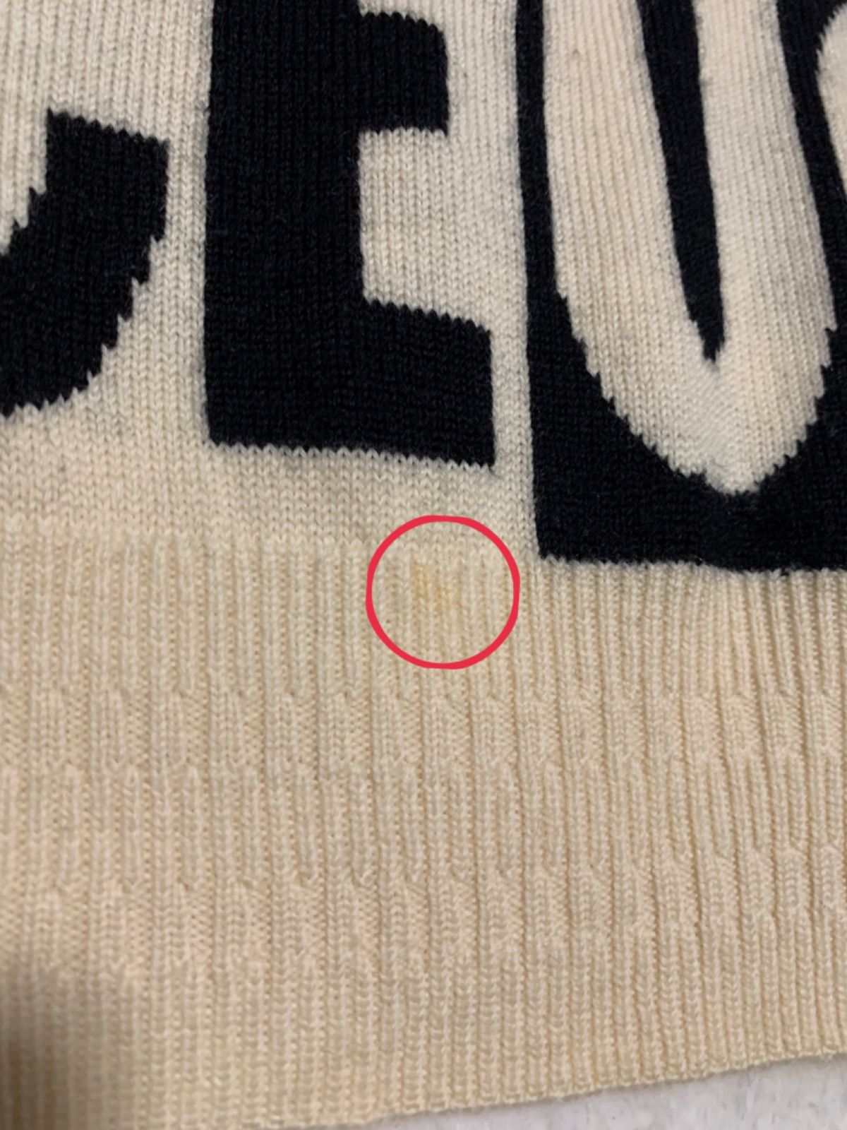 90s FICCE Design Knit Sweater フィッチェ デザインニットセーター 