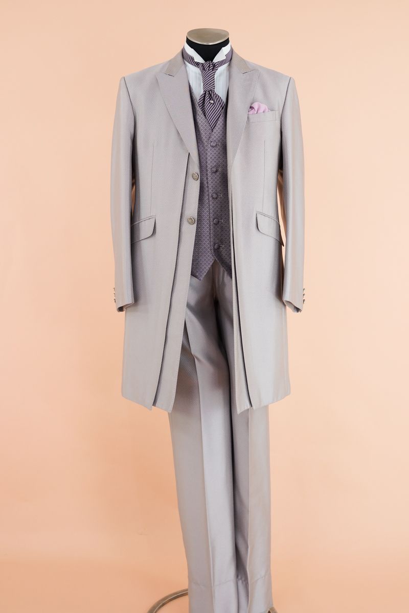 グレイッシュパープルフロックコートAL MMm1026