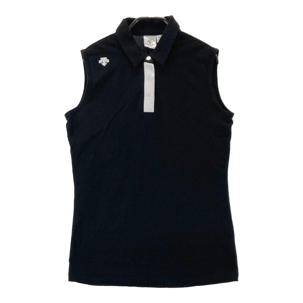 サイズ：M DESCENTE GOLF デサントゴルフ ノースリーブポロシャツ