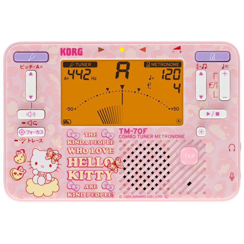 モデル KORG TM-70C SKT ハローキティ チューナー メトロノーム コンタクトマイクセット コルグ サンリオ コラボモデル