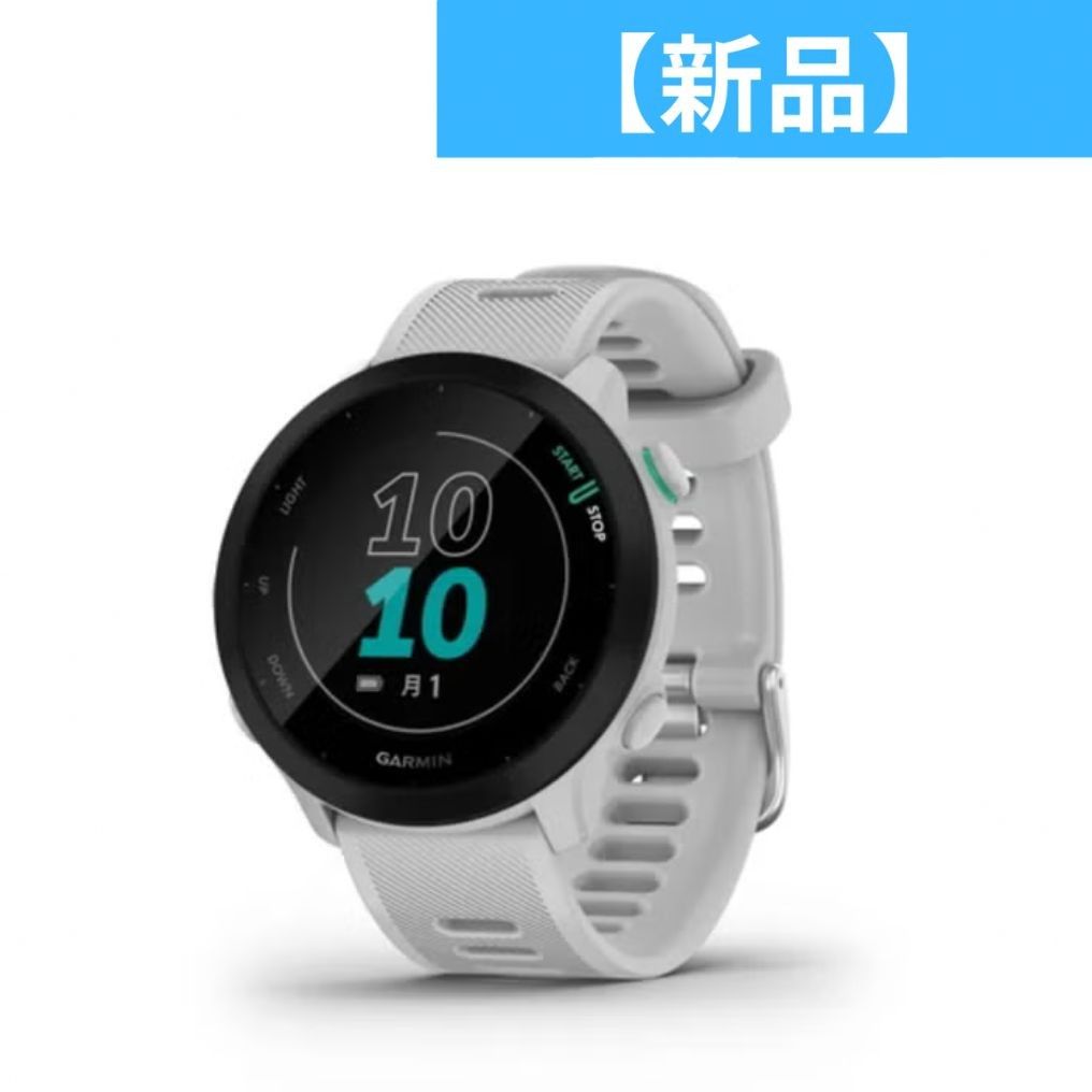 ガーミン GARMIN ForeAthlete 55 フィットネススマートウォッチ ホワイト ホワイトforeathlete55