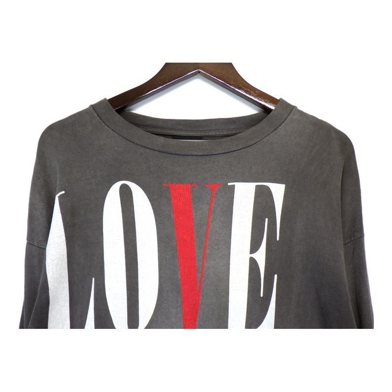 SAINT MICHAEL × VLONEボーン ロングスリーブ ユニセックス SAINT MICHAEL LONG SLEEVE T-SHIRT ' VLONE [ BONE ] ' / Saint