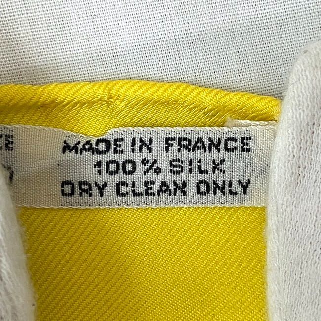 エルメス スカーフ カレ 90 ec-21946 イエロー LES HERMESエルメス
