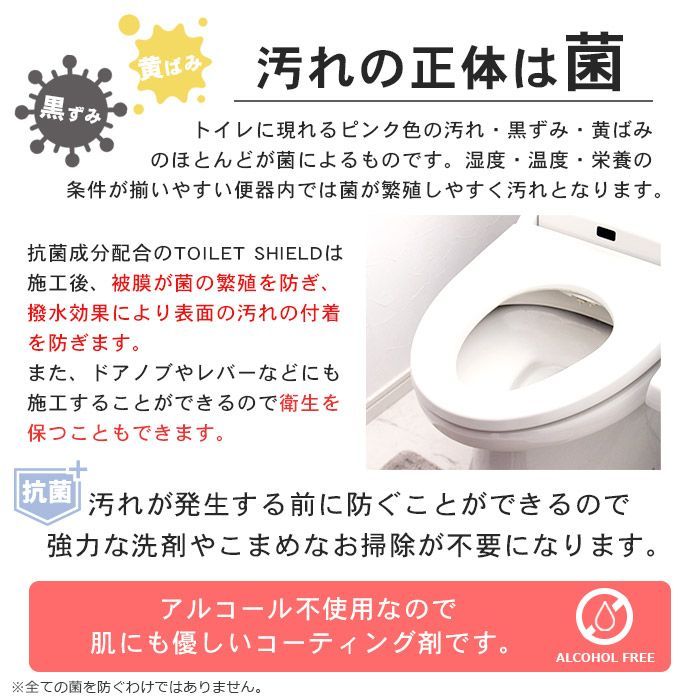 トイレ用撥水コーティングスプレー
