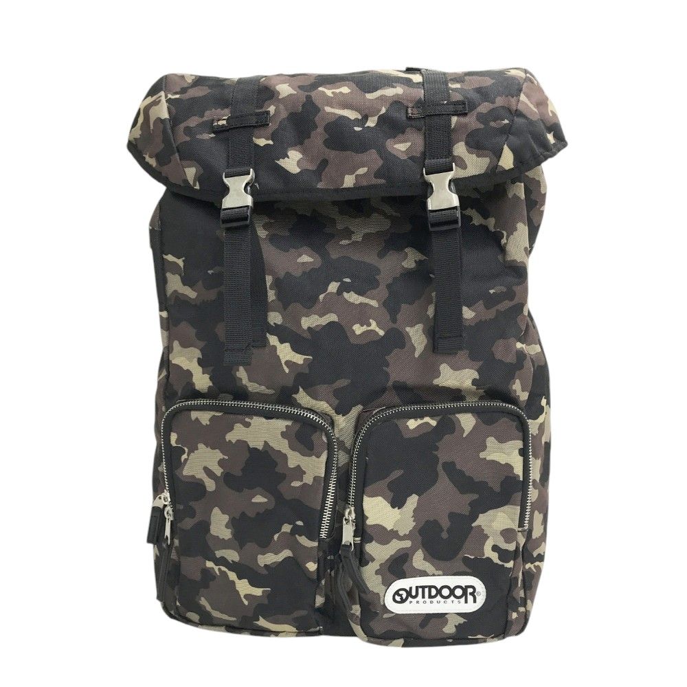 OUTDOOR PRODUCTS アウトドアプロダクツ  バックパック カモフラ ブラック系  メンズ [240101366130]