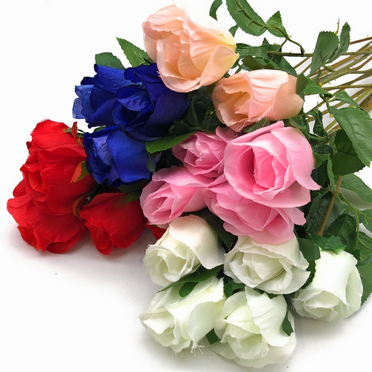 造花 バラ 花の直径5cm 長さ66cm 20本 (ミックス)