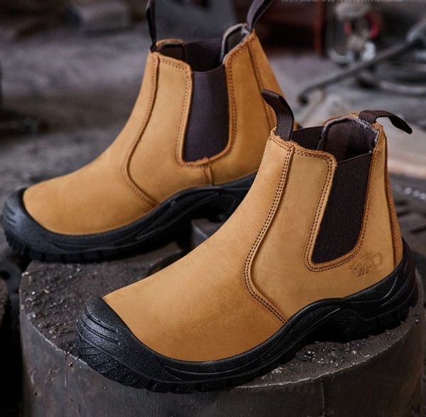 安全靴 防水 静電気防止​ 軽量 メンズ レディース スニーカー ワーク シューズ 作業靴 ワークブーツ 男女兼用 通気性 快適 セーフティ グリップ 耐摩耗 滑らない キャメル 特大きいサイズ