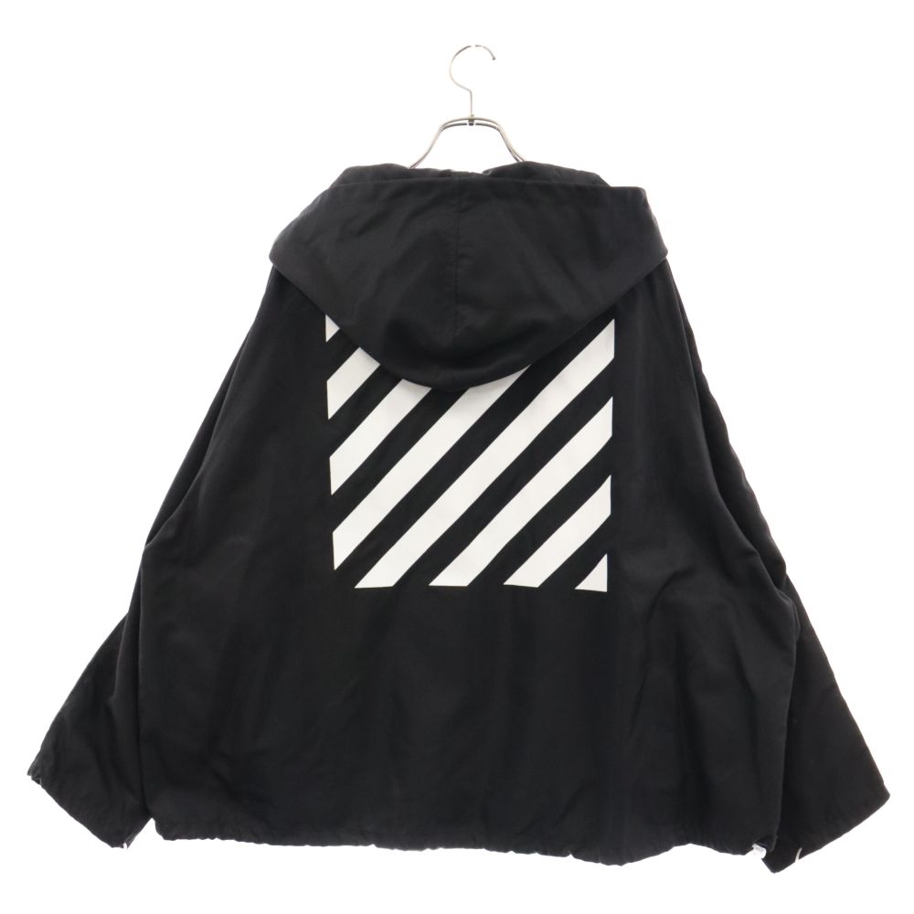 OFF-WHITE オフホワイト CUT YOU ME OFF ナイロン アノラックパーカー