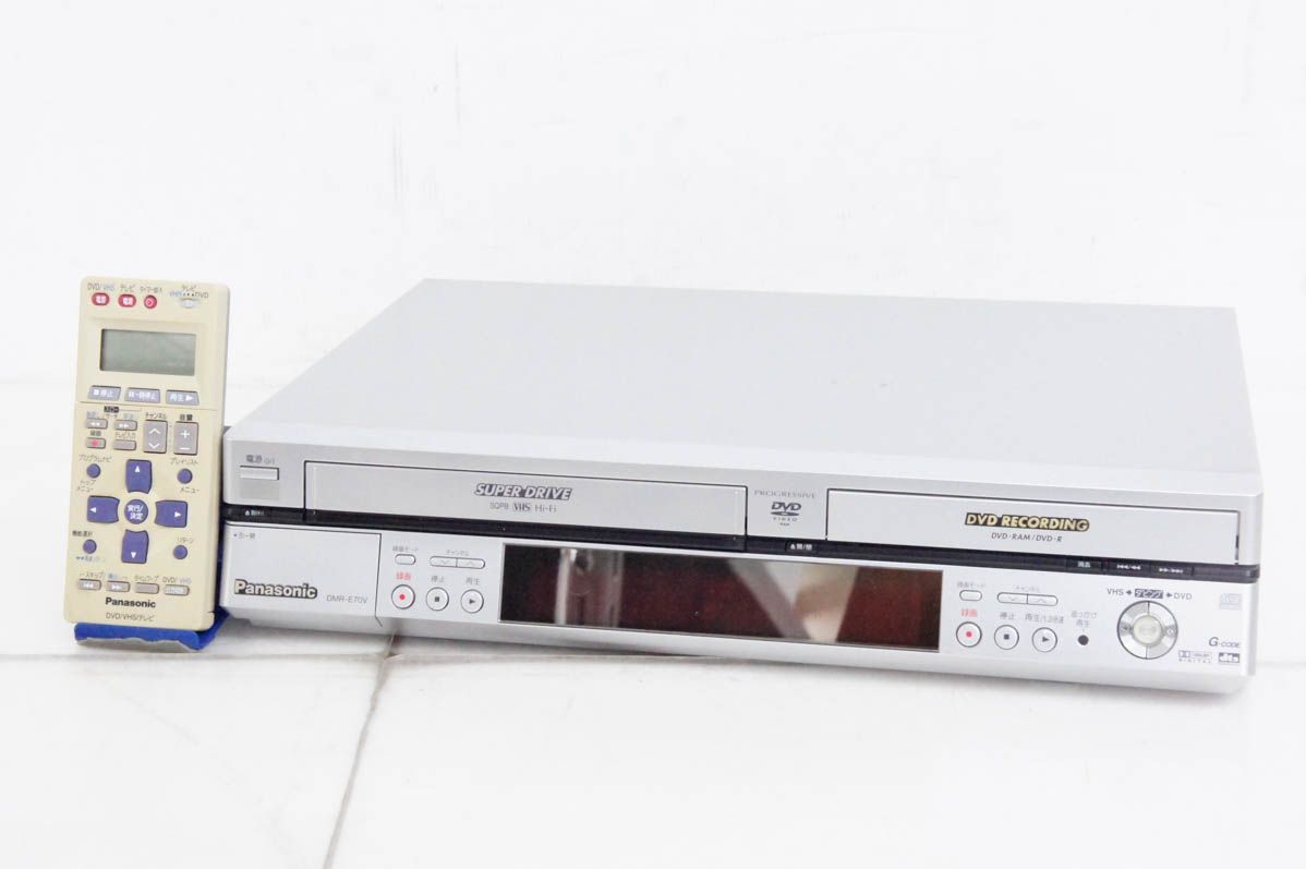中古】Panasonicパナソニック DIGA DMR-E70V DVDプレーヤー一