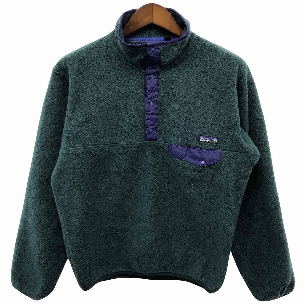 90年代 USA製 patagonia パタゴニア スナップT フリースジャケット