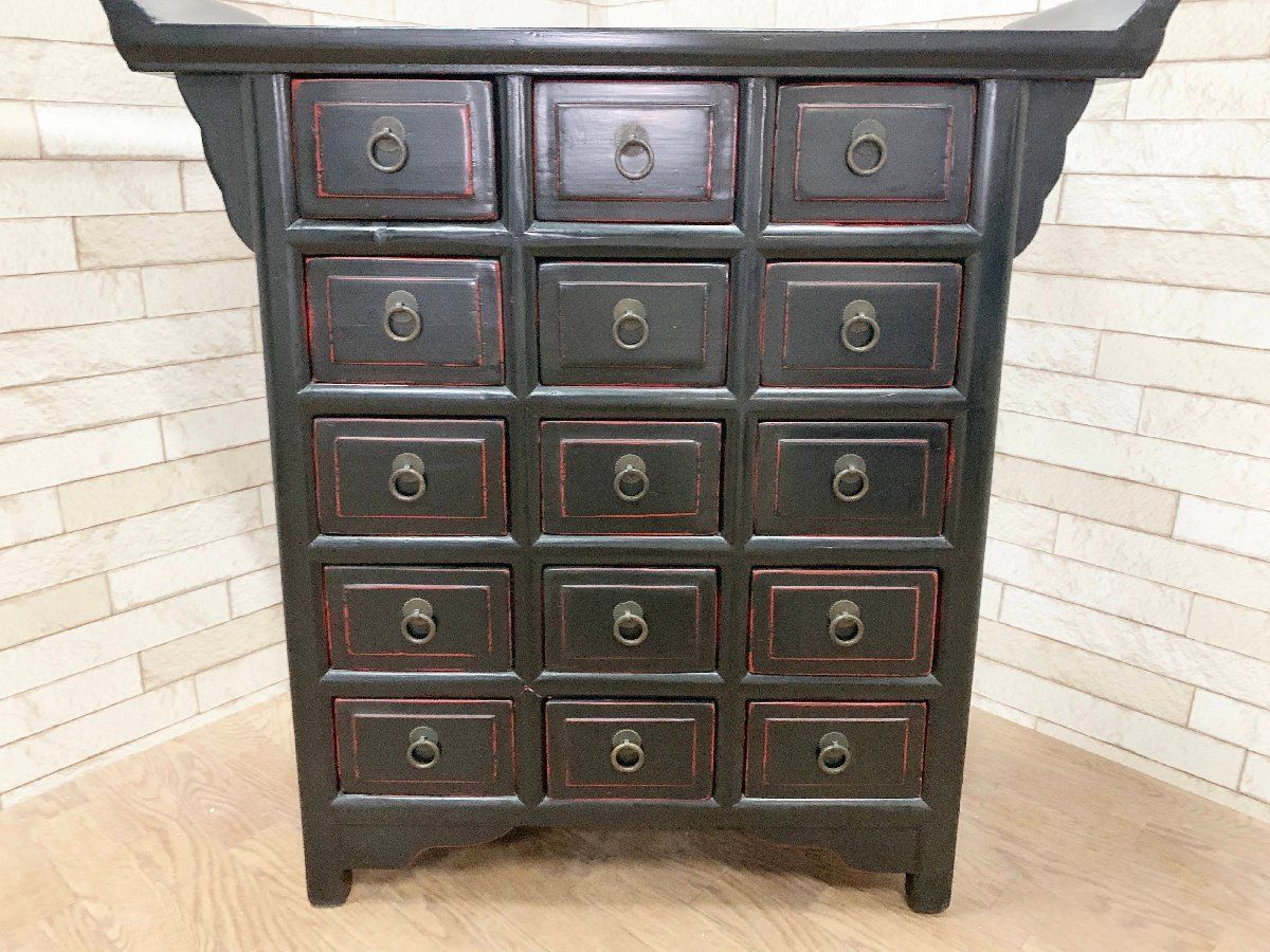 李朝家具 サイドボード 引出し 小物入れ 収納家具　薬箪笥 時代箪笥 楽天市場】☆9月は、エントリーでポイント5倍！☆ 李朝家具 和