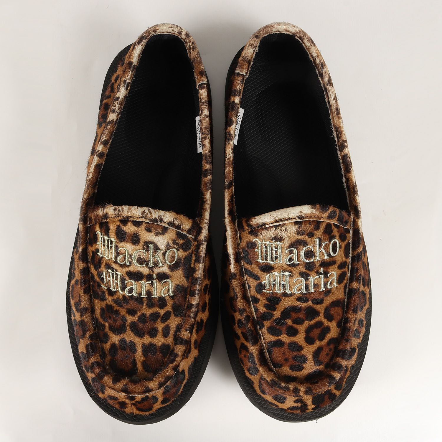 WACKO MARIA ワコマリア サイズ:28.0cm 22AW SUICOKE レオパード ハラコ ローファー ハウスシューズ LEOPARD  LOAFER SHOES ブラウンレオパード US10 コラボ 靴【メンズ】