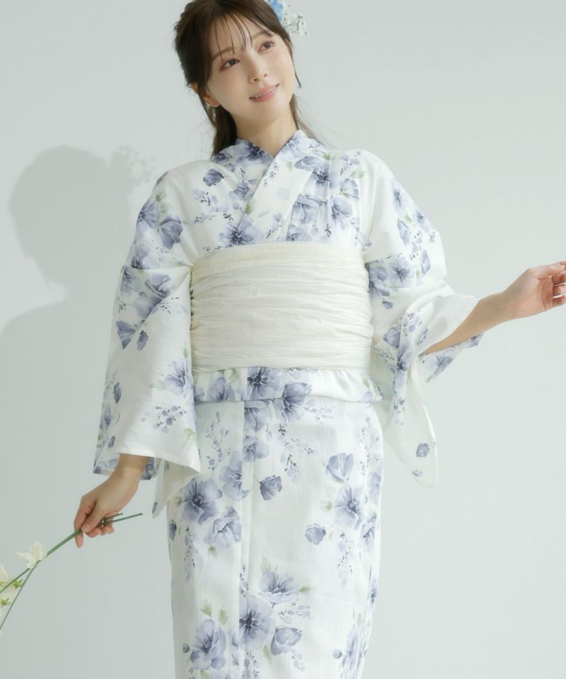 水彩の雪月花(涼)】Dita ディータ 浴衣 5点セット レディース 2025
