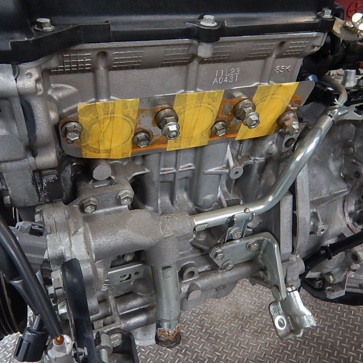 スズキ DBA-MH23S 後期 ワゴンR K6A ノンターボ エンジン 走行距離59 453km テスト動画あり 101972 FFCRYSTALESIA_COM