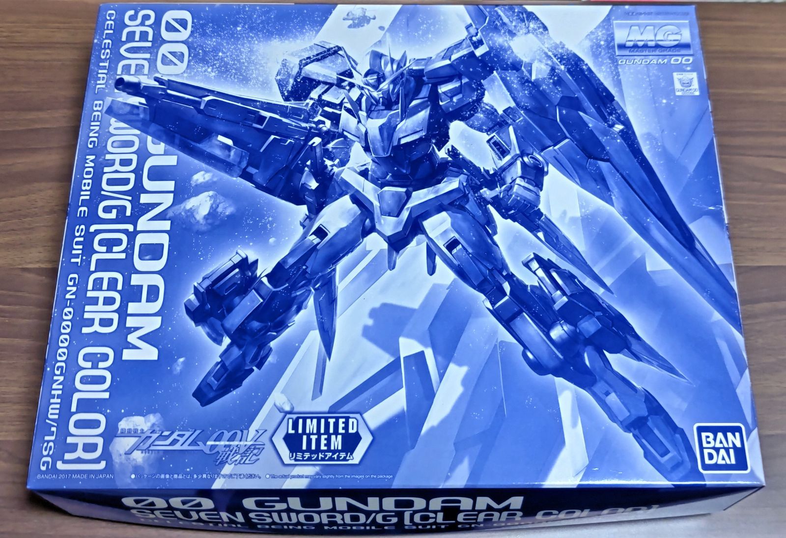 プラモデル　1/100 MG GN-0000GNHW/7SG ダブルオーガンダム セブンソード/G クリアカラー 「機動戦士ガンダム00V(ダブルオーブイ)戦記」 イベント限定 [0222255] プラモデル 1/100 MG GN-0000GNHW/7SG ダブルオーガンダム