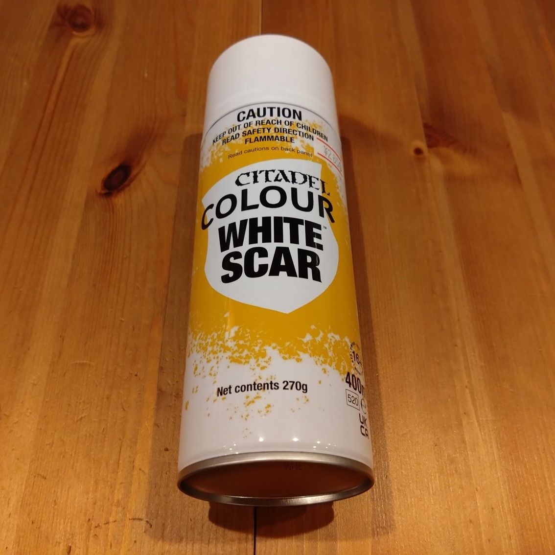 シタデルカラースプレー ホワイトスカー CITADEL COLOUR SPRAY WHITE