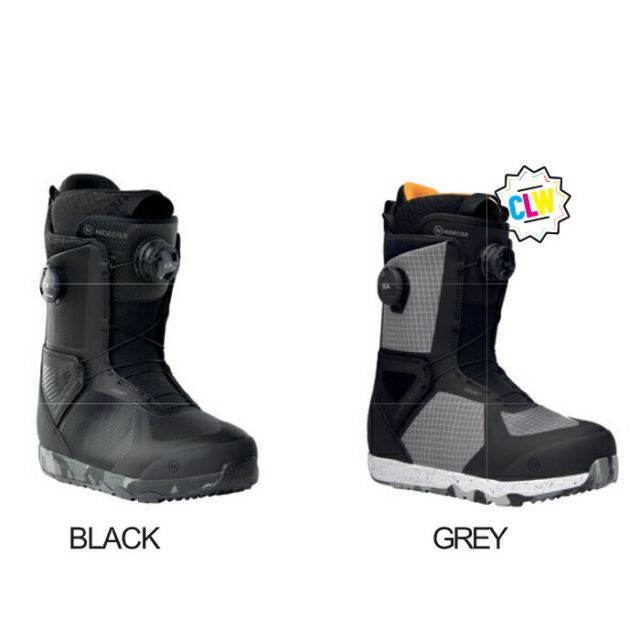 種類18：Grey/27.5 スノーボードブーツ 23-24 NIDECKER