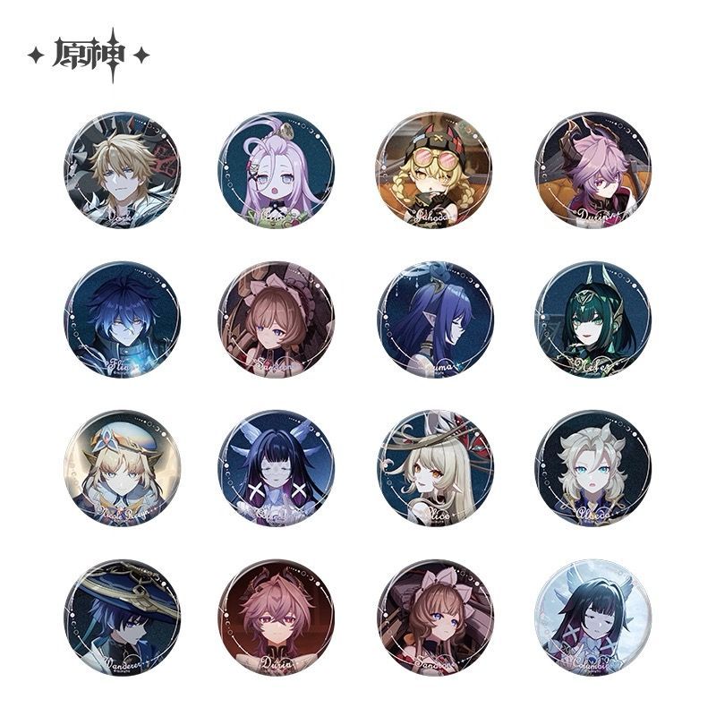 【新品】原神　月夜の叙事詩　缶バッチ　ファルカ フリンズ 放浪者 ドゥリン 他 OneMall provides Mercari products: 原神・公式 缶バッジ（月夜的