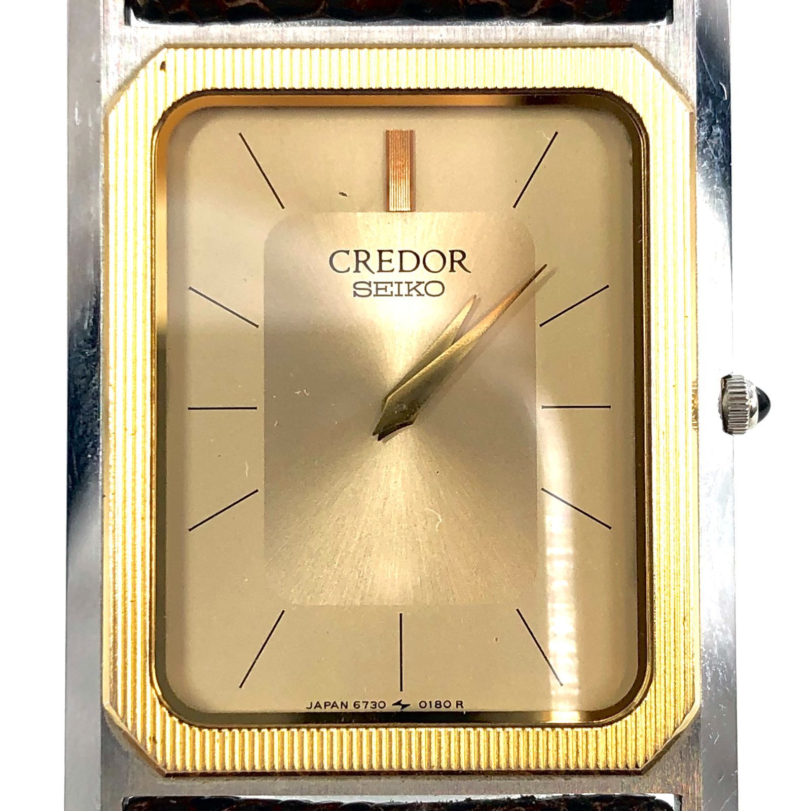 SEIKO　セイコー クレドール 6730-5090　14金ベゼル SEIKO セイコー CREDOR クレドール 6730－5090 QZ 14K ベゼル