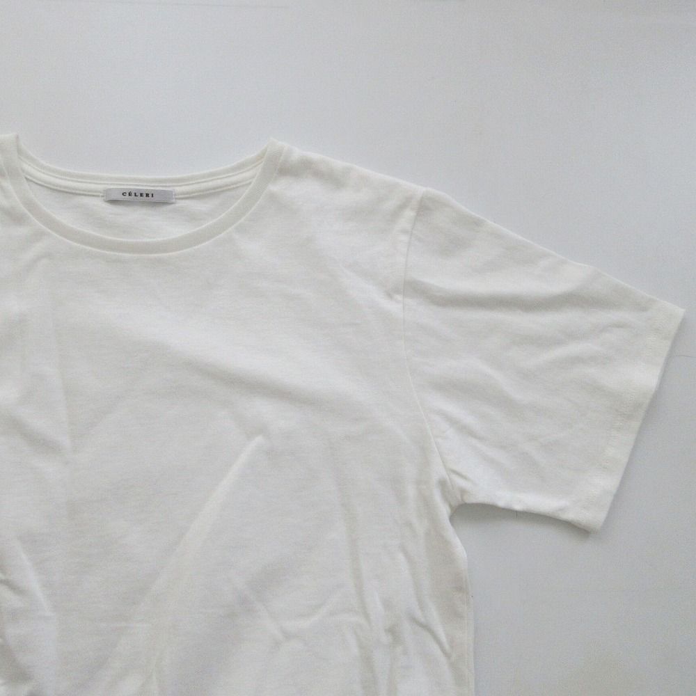セルリ CELERI Aライン Tシャツ 半袖 カットソー コットン 無地