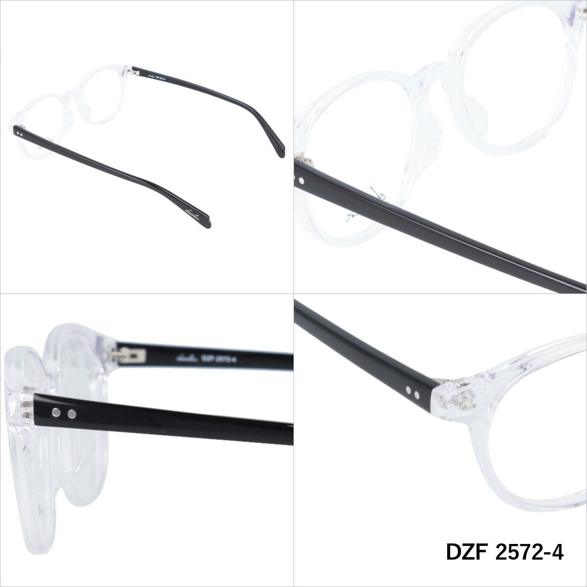 ダズリン メガネフレーム 伊達メガネ アジアンフィット dazzlin DZF